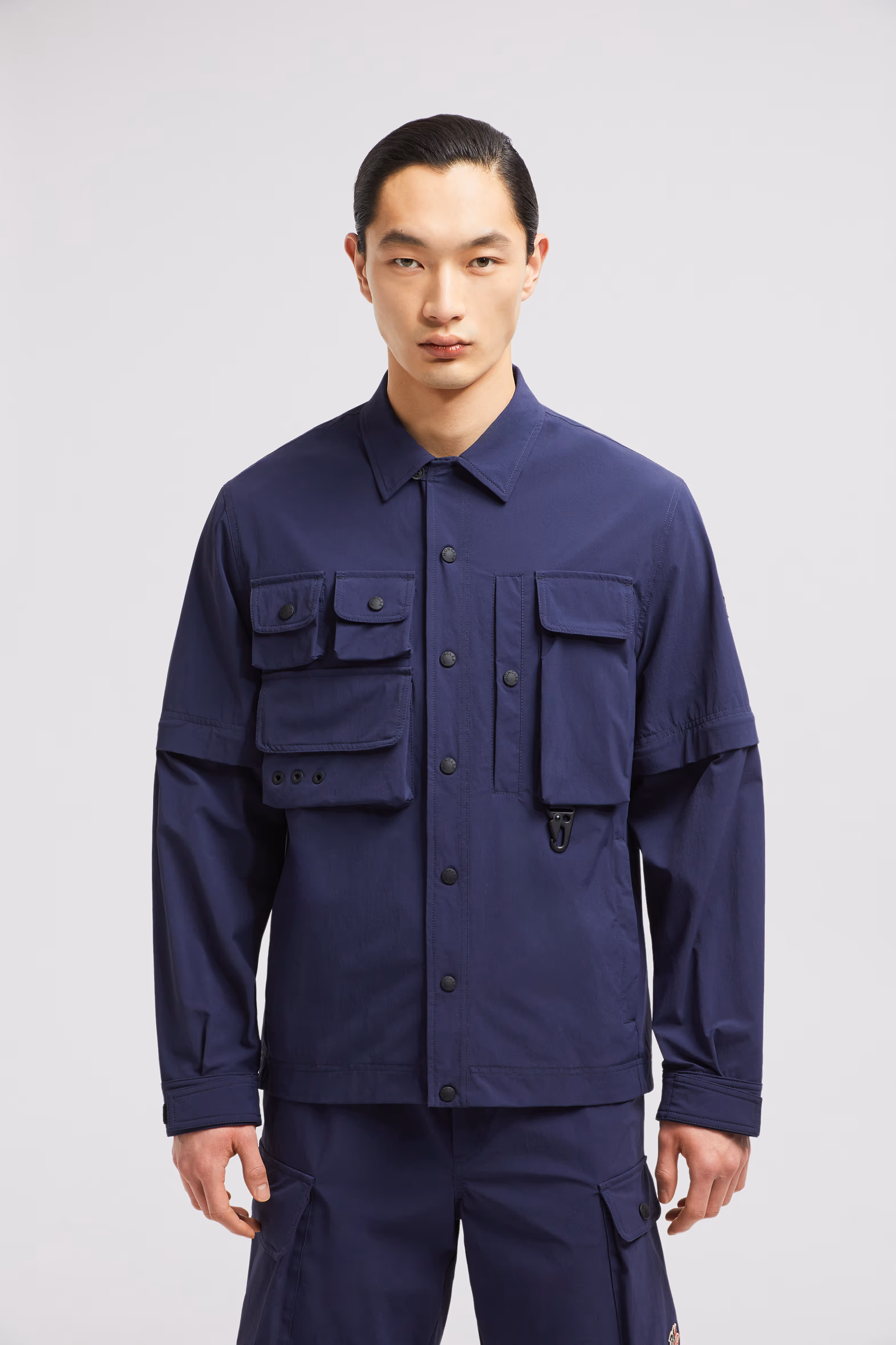 Tatra 2-in-1 Water-Repellent Field Jacket Men Navy Blue Moncler 3